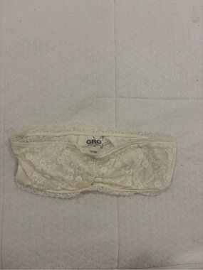 2/30$ Garage Lace Bandeau Bra - Ivory